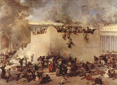 Destruction of the Temple of Jerusalem by Francesco Hayez (1791-1882)